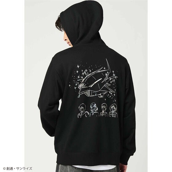PRE-ORDER : STRICT-G graniph "Mobile Suit Gundam" Hoodie Glowing Universe (Glowing Universe Zip Hoodie)
