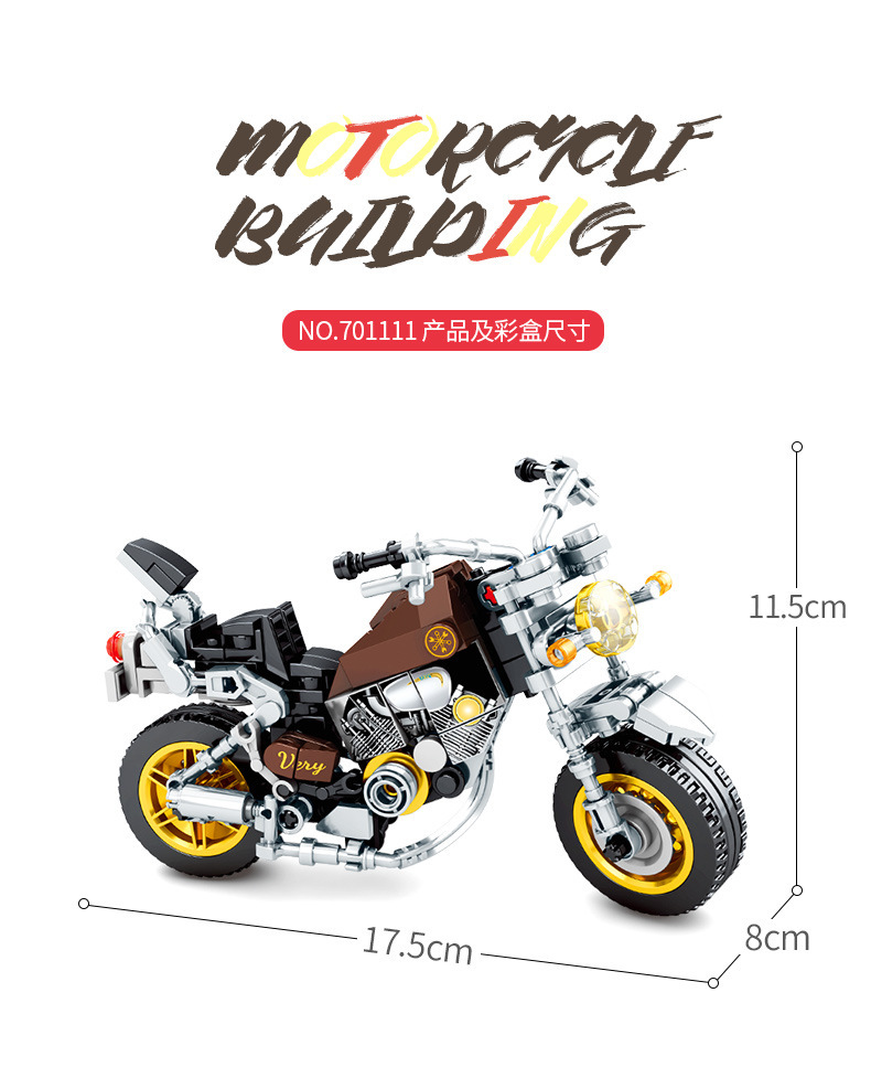 Sembo block 701111 Motorcycle 243pcs