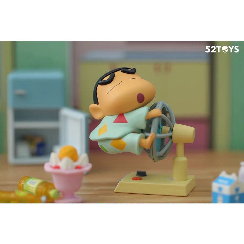 Crayon Shinchan Daily Activities Series by 52Toys (Set of 6+1secret)