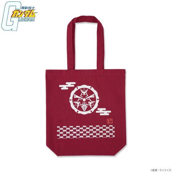 PRE-ORDER : Mobile Suit Gundam Family Crest Pattern Planning Tote Bag Char’s Mark