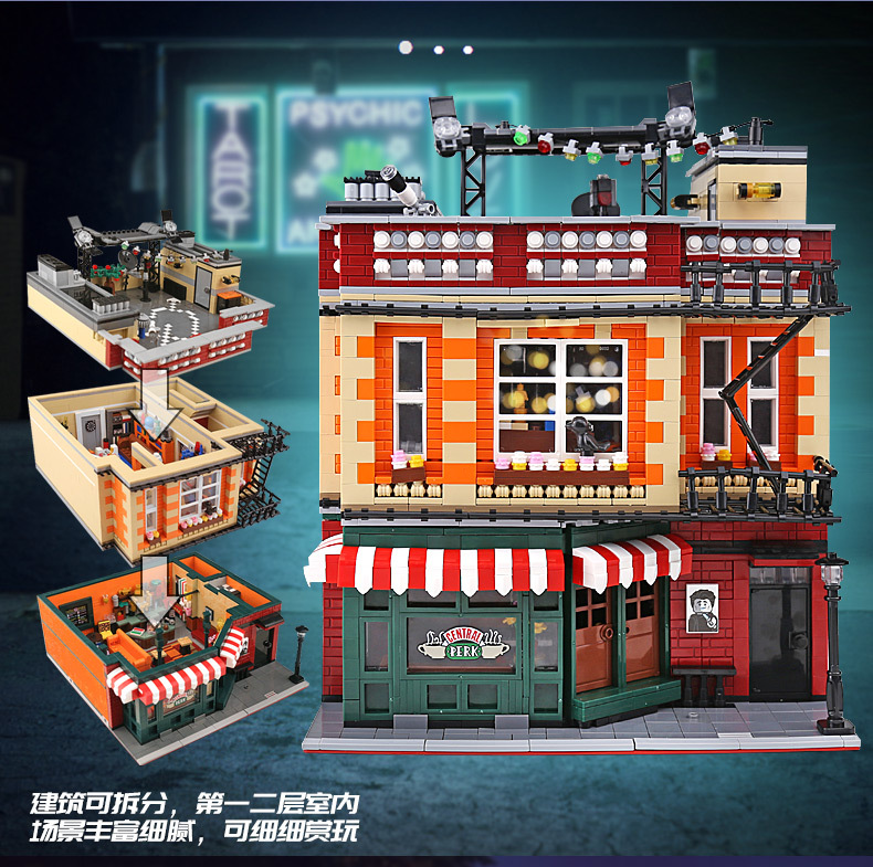 Urge UG 10189 Central Perk Big Bang Theory modular 4638pcs