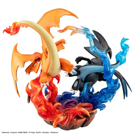 PRE-ORDER : G.E.M.EX Series Pokémon Mega Charizard X & Mega Charizard Y [Includes Special Mini Clear File]