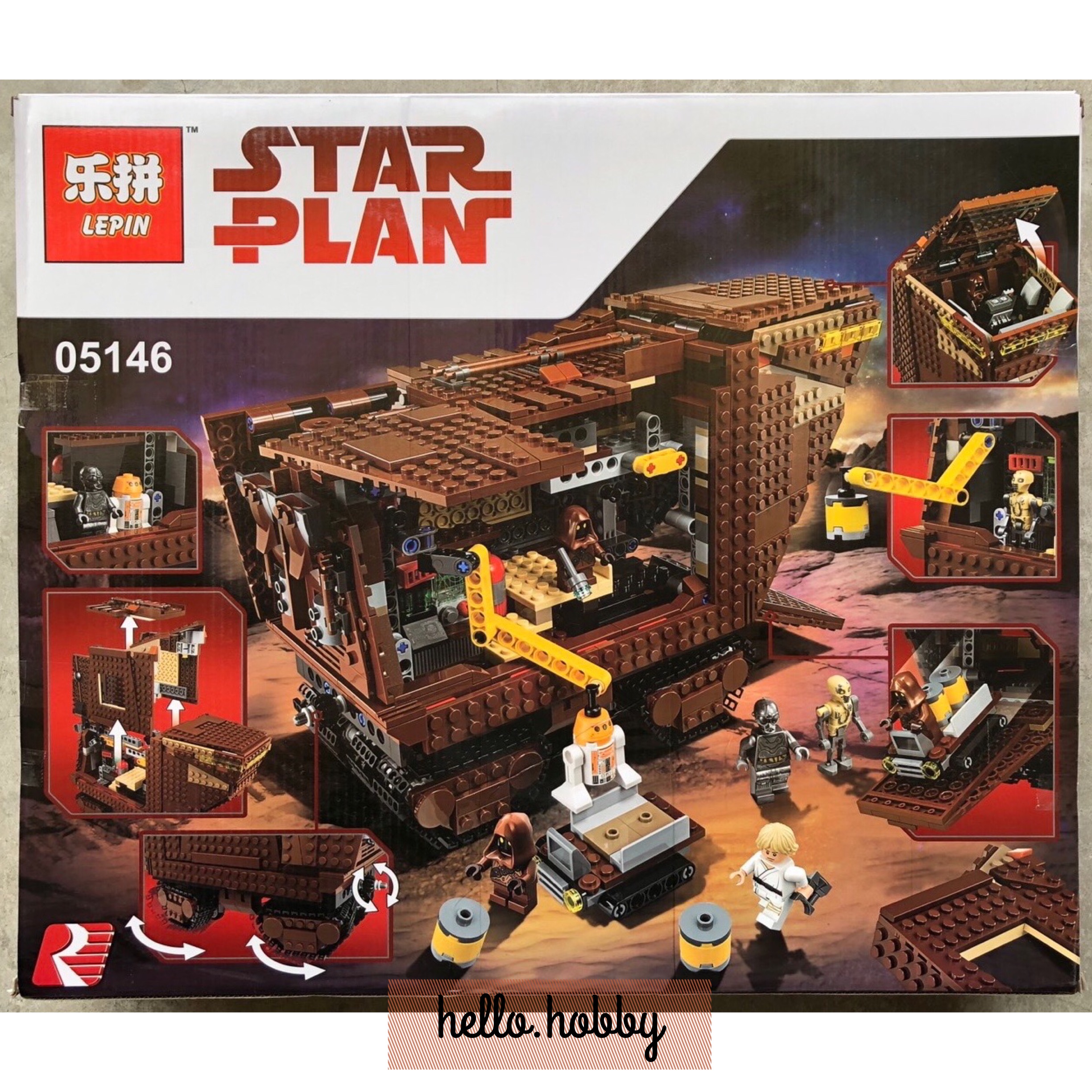 Lepin 05146 Star Wars Sandcrawler 1388pcs