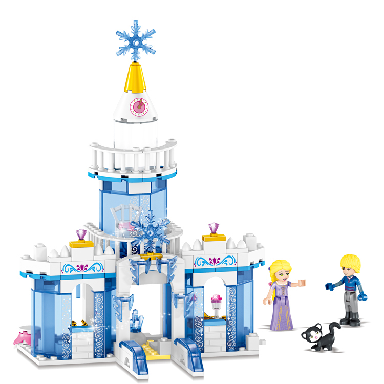 Lele 37026 Happy Princess Frozen Twin Castles 345pcs