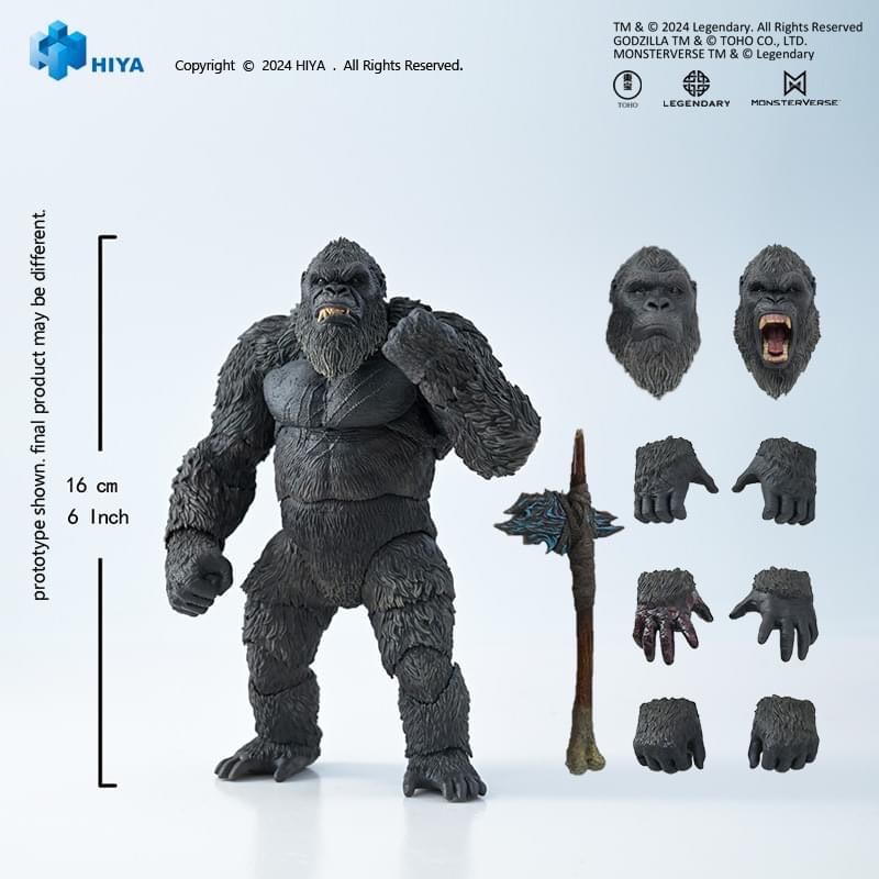 Pre-order : EXQUISITE BASIC Series Godzilla x Kong: The New Empire Kong Action Figure by Hiya Toys