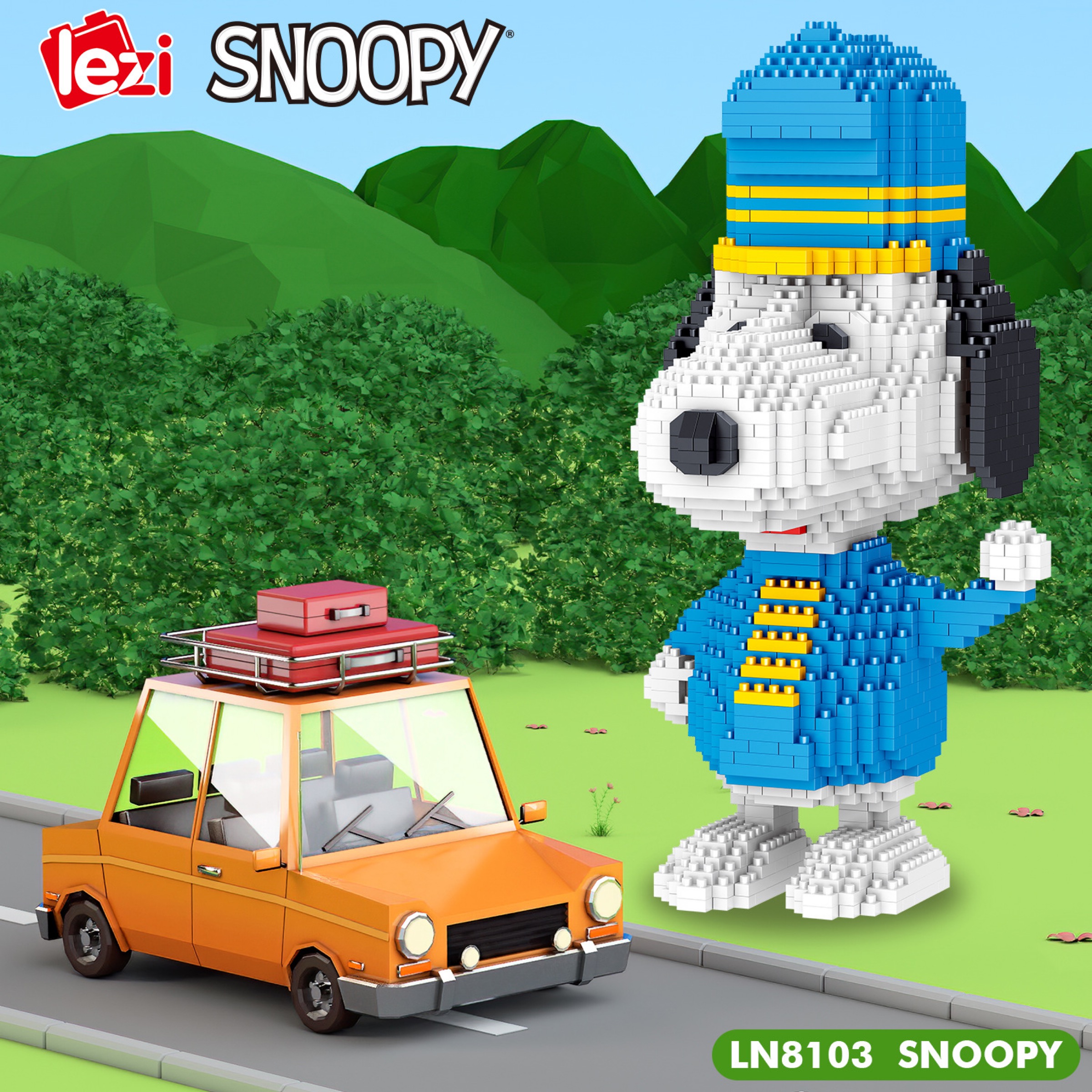 Lezi 8101-8105 Snoopy