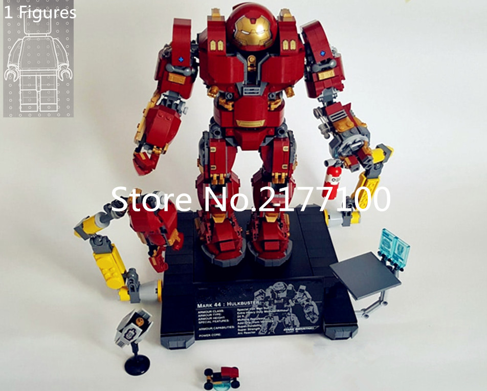 Decool 7134 Ironman Hulk Buster 1363pcs