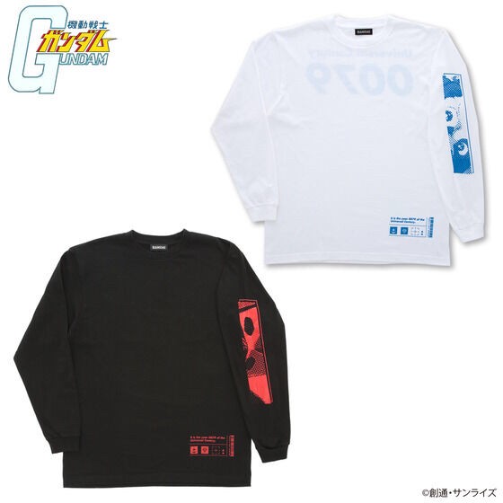 PRE-ORDER : Mobile Suit Gundam U.C.0079 Design Long Sleeve T-shirt