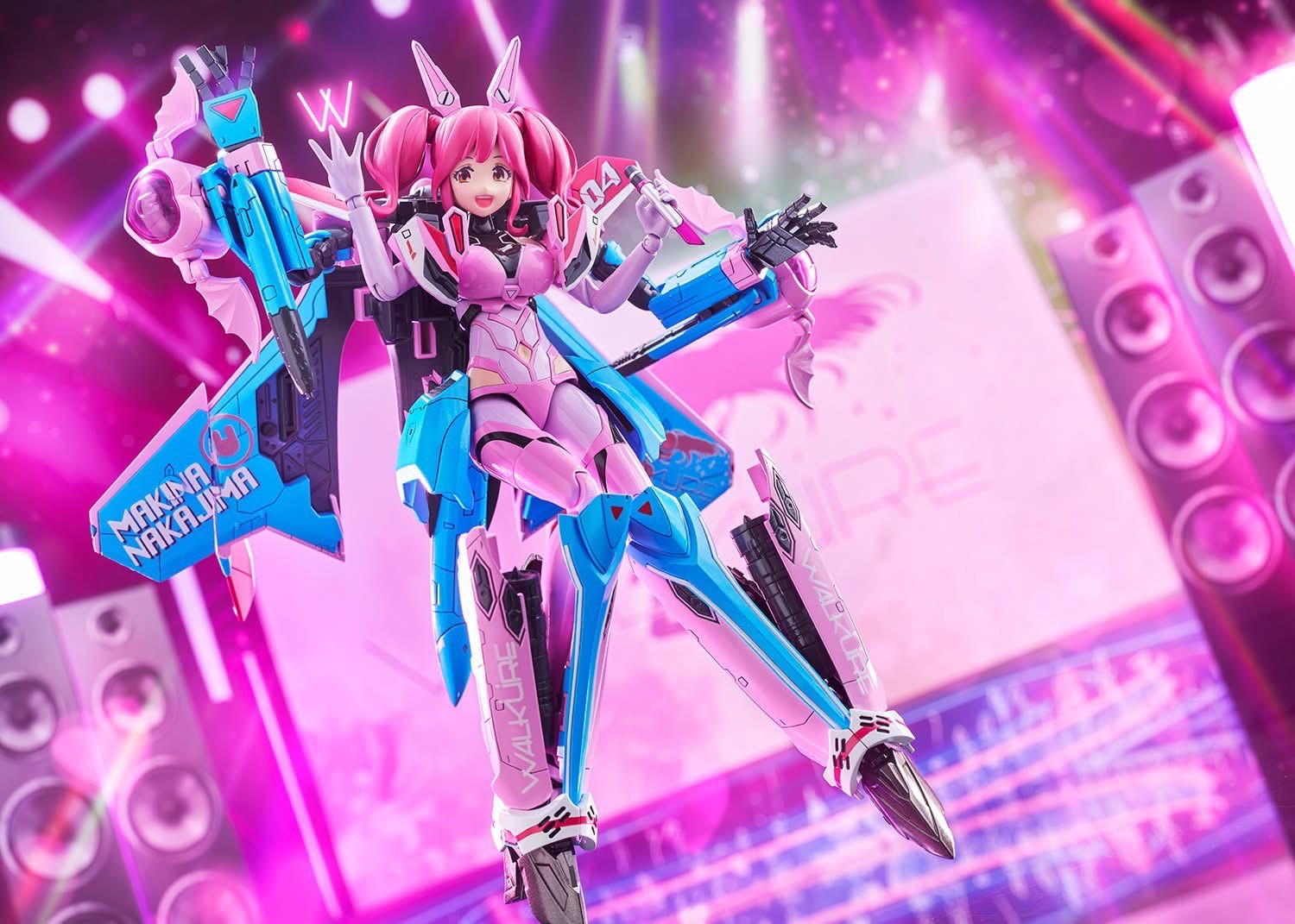 Pre-order : V.F.G. Macross Delta VF-31A Kairos Makina Nakajima Plastic Model Kit by Aoshima (Reissue)