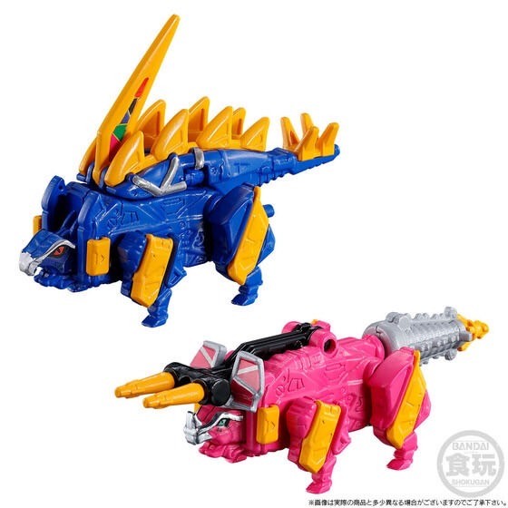 PRE-ORDER : Mini Pla Kamitsuki Gattai PB Kyouryujin Dark ver. & Stegotchi & Dricera