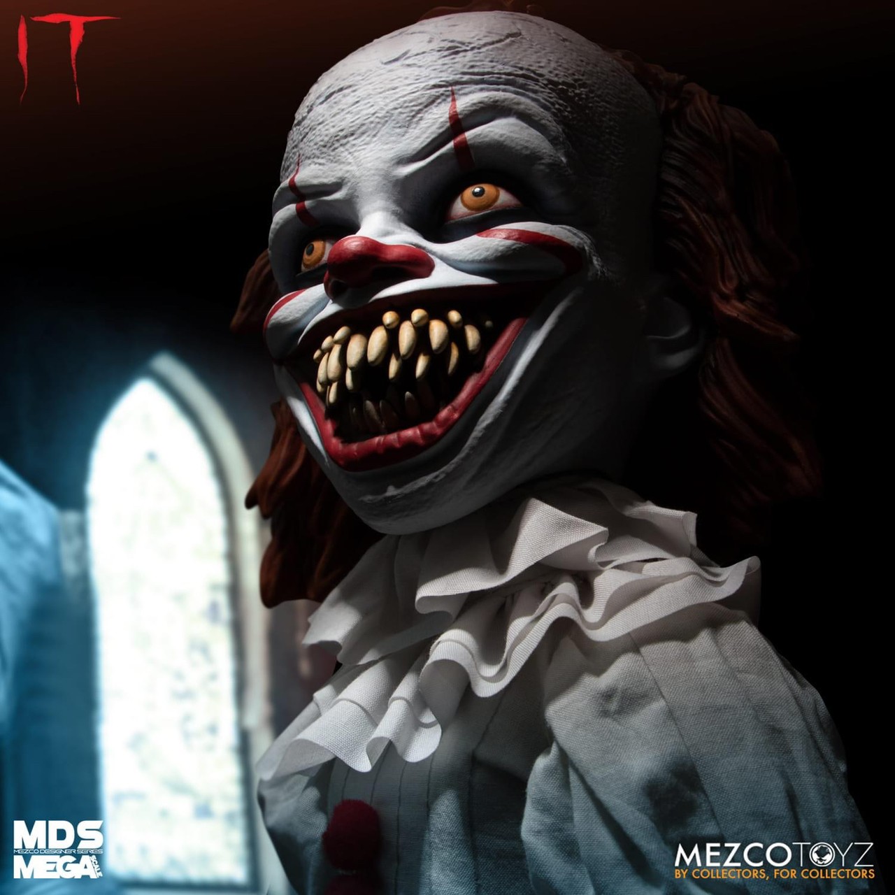 Pre-order : MDS MEGA SCALE IT: TALKING SINISTER PENNYWISE BY MEZCO TOYZ