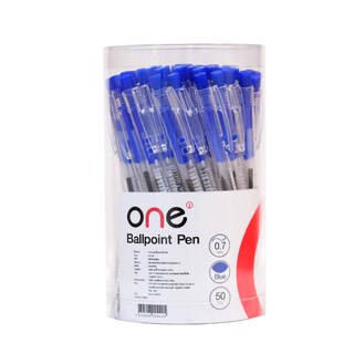 ปากกาลูกลื่น ONE KP-B50 0.7 มม. หมึกสีน้ำเงิน 50 ด้าม/แพ็ค