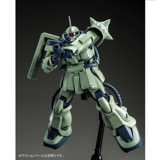 PRE-ORDER : MG 1/100 MS-06F-2 ZAKU II F2 (NEUEN BITTER USE) PLASTIC MODEL