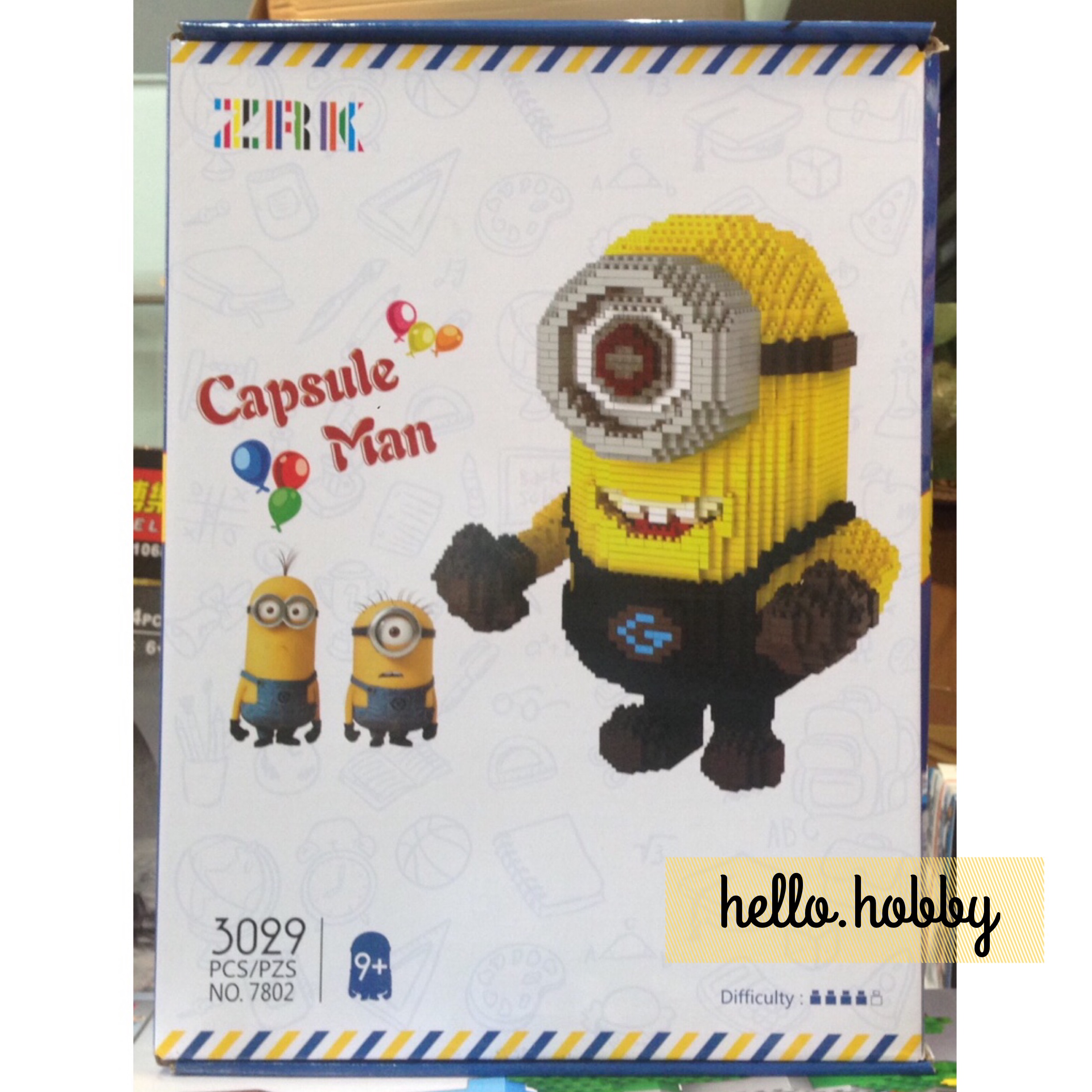 ZRK 7802 Minion Carl 3029pcs
