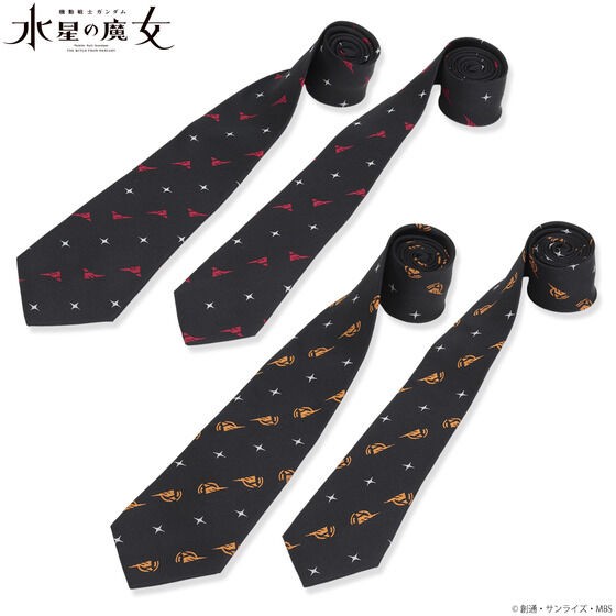PRE-ORDER : Mobile Suit Gundam The Witch from Mercury Mark Design Necktie