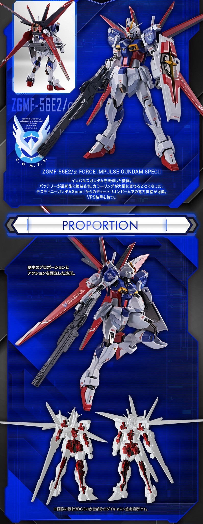 PRE-ORDER : METAL ROBOT Spirits <SIDE MS> Force Impulse Gundam SpecII