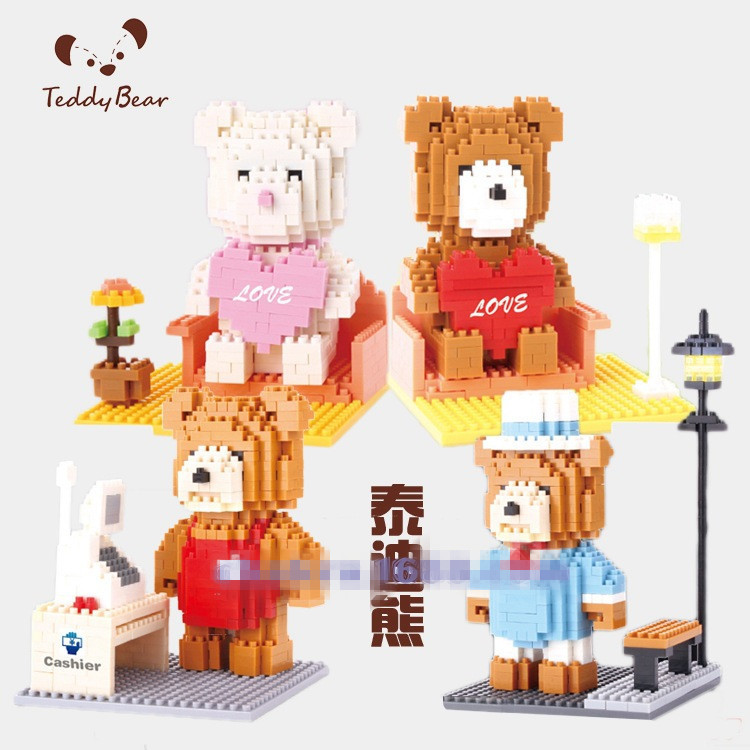 QCF 9911 Teddy Bear on Cashier 460pcs