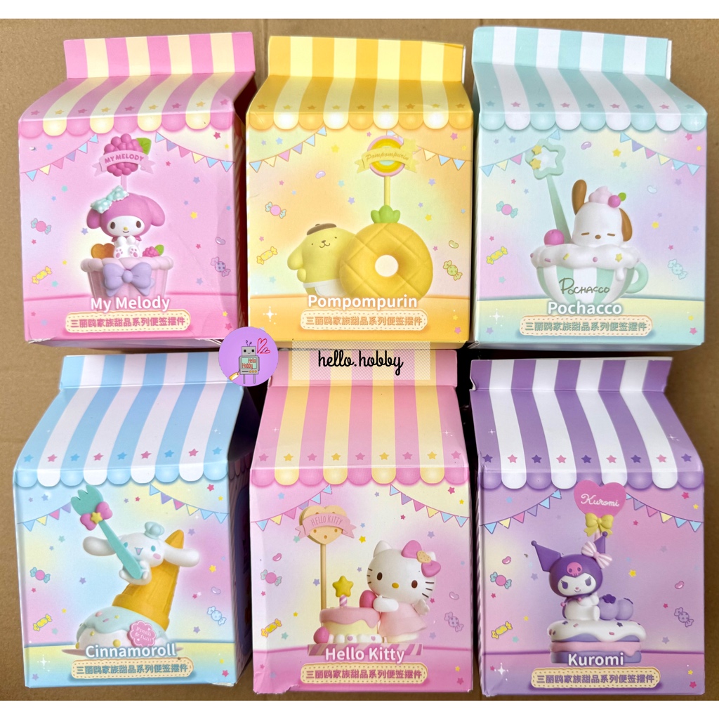 ที่เสียบการ์ด - Sanrio - Sanrio Family Dessert Series Card Holder