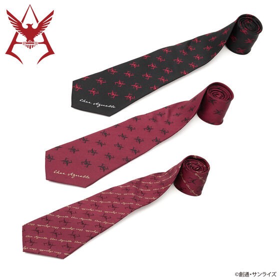 PRE-ORDER : Mobile Suit Gundam Char Design Necktie
