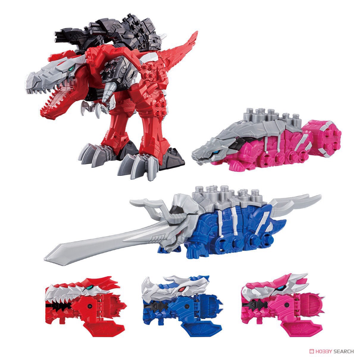 Kishiryu Sentai Ryusoulger - DX Kishiryuo Three Knights Set by Bandai