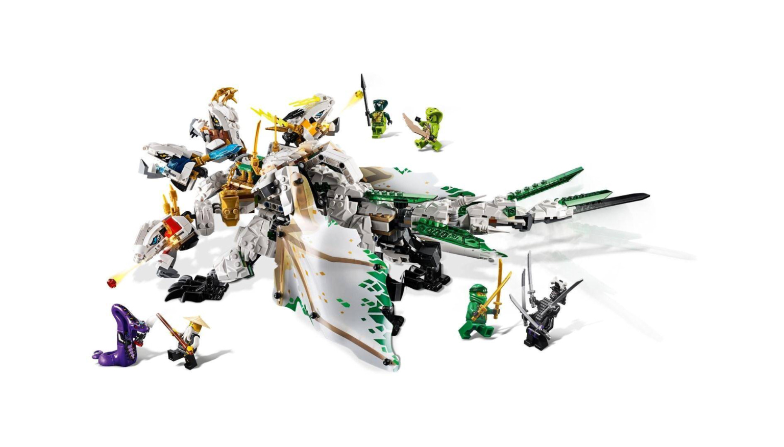 80019 Ninjago The Ultra Dragon 951pcs