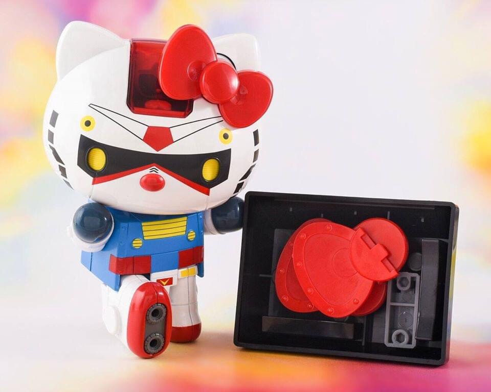 CHOGOKIN RX-78-2 Gundam x Hello Kitty by Bandai
