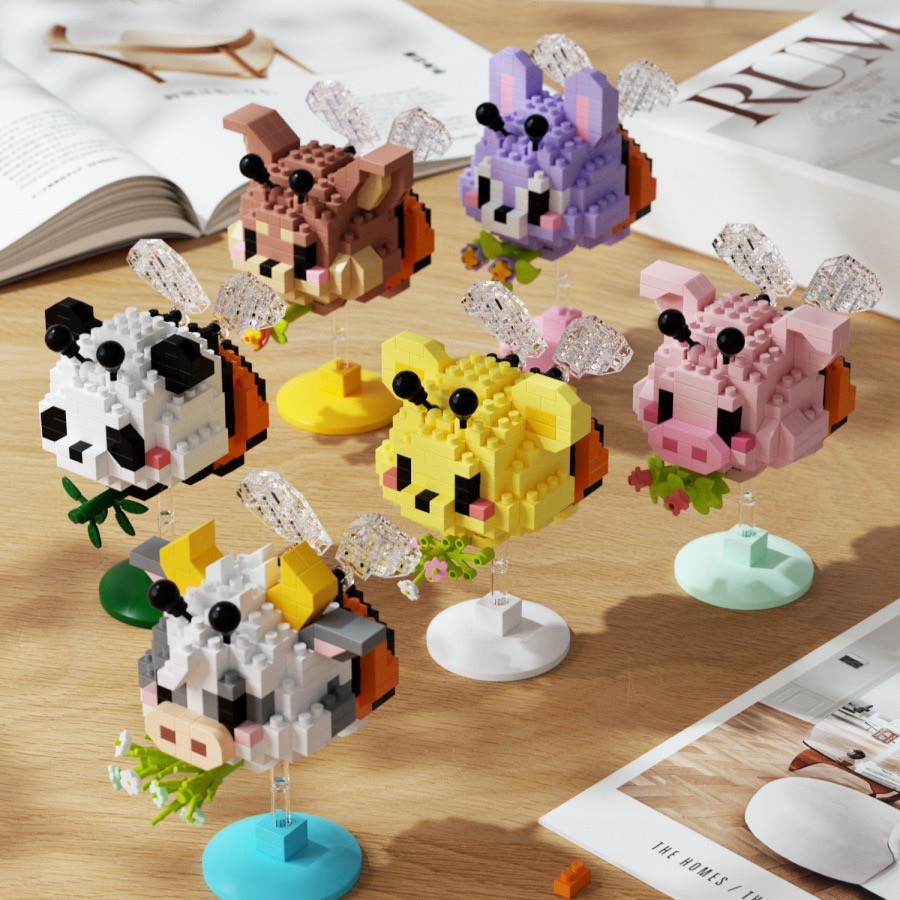 ตัวต่อนาโน Size L - CLC Flying Animal Shake and Fun