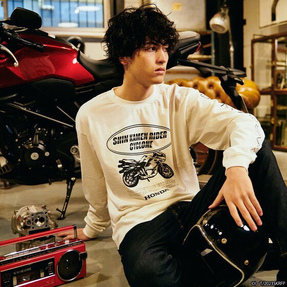 PRE-ORDER : "Shin Kamen Rider" Honda Long Sleeve T-shirt