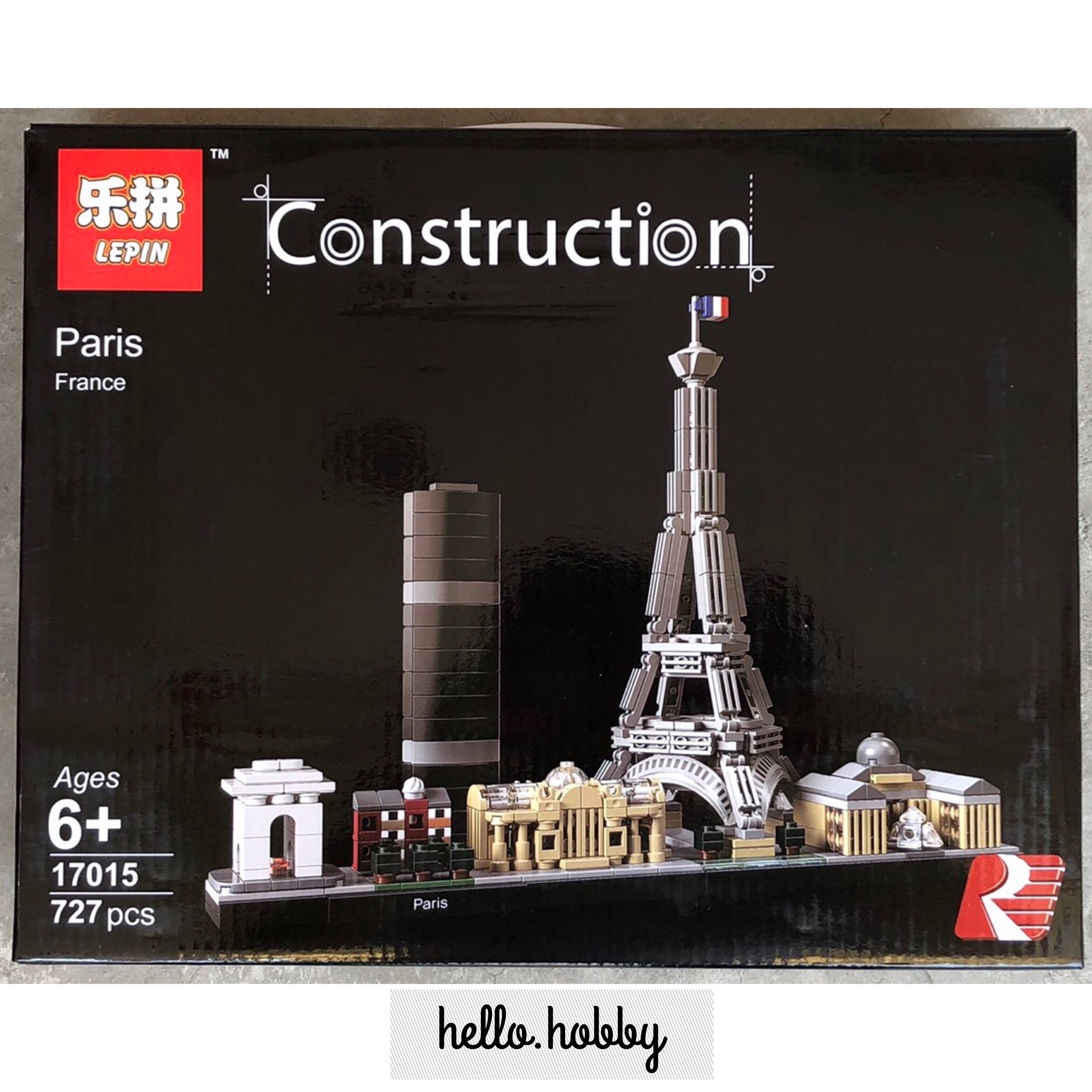 Lepin 17015 Paris 727pcs