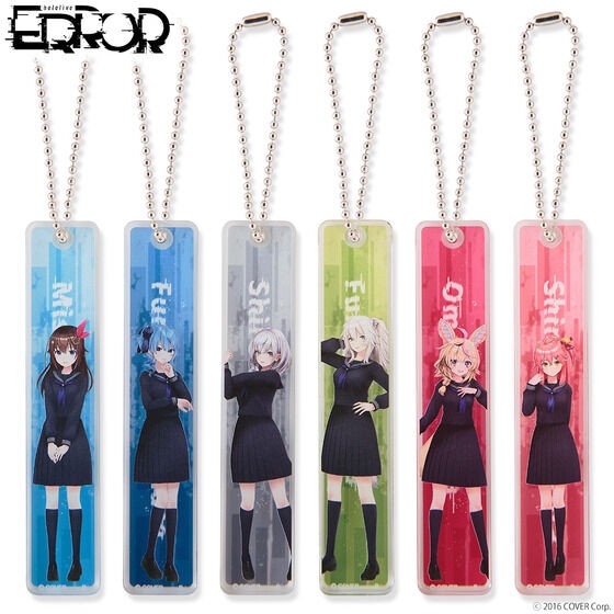 PRE-ORDER : Hololive ERROR Room Key Style Acrylic Charm (23 types in total)