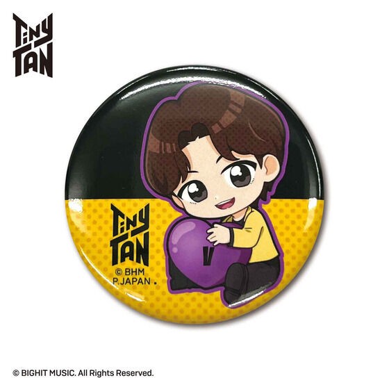 PRE-ORDER : TinyTAN Butter ver. Gyugyutto Trading Can Badge