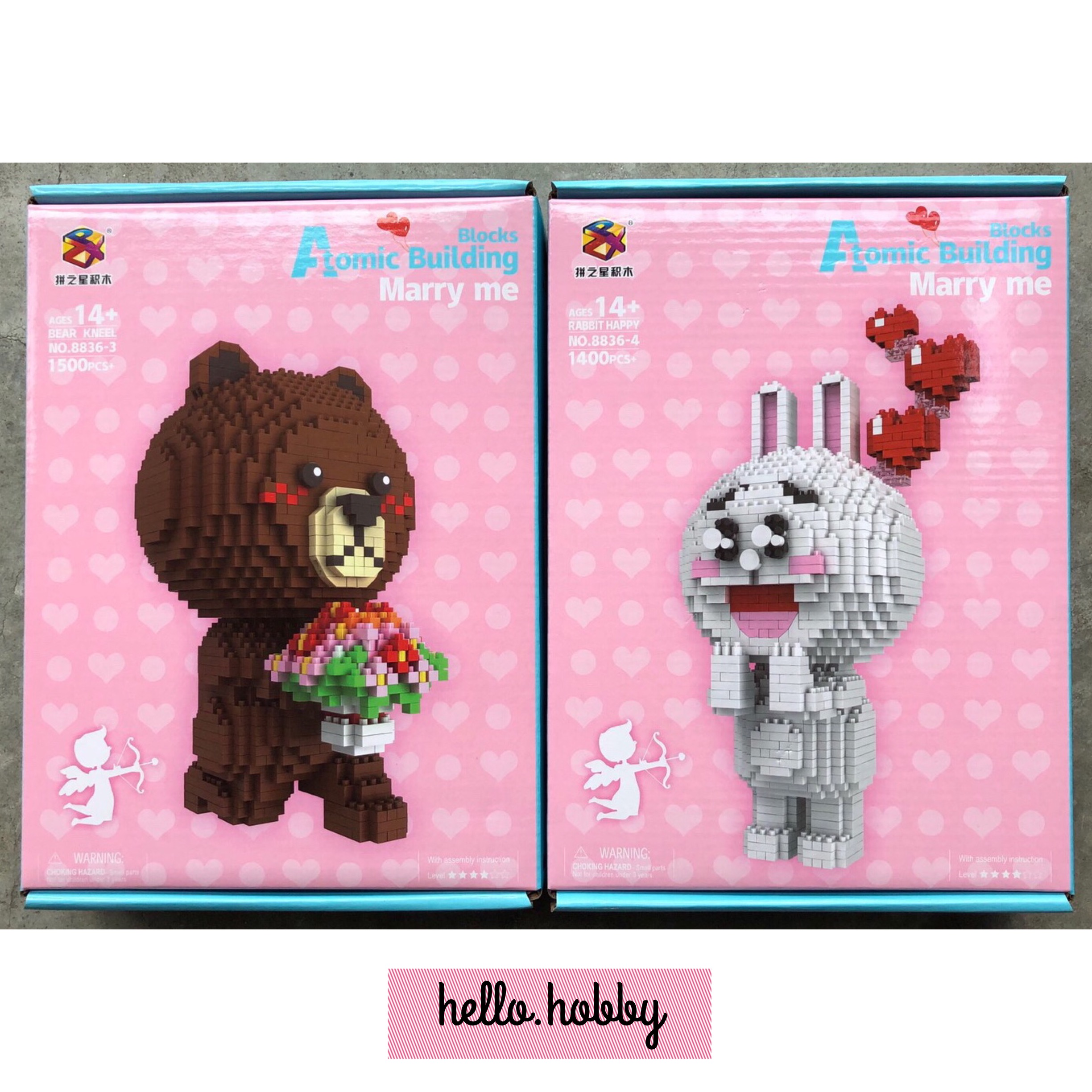 Building Star 8836 Line Friends Couple Ver
