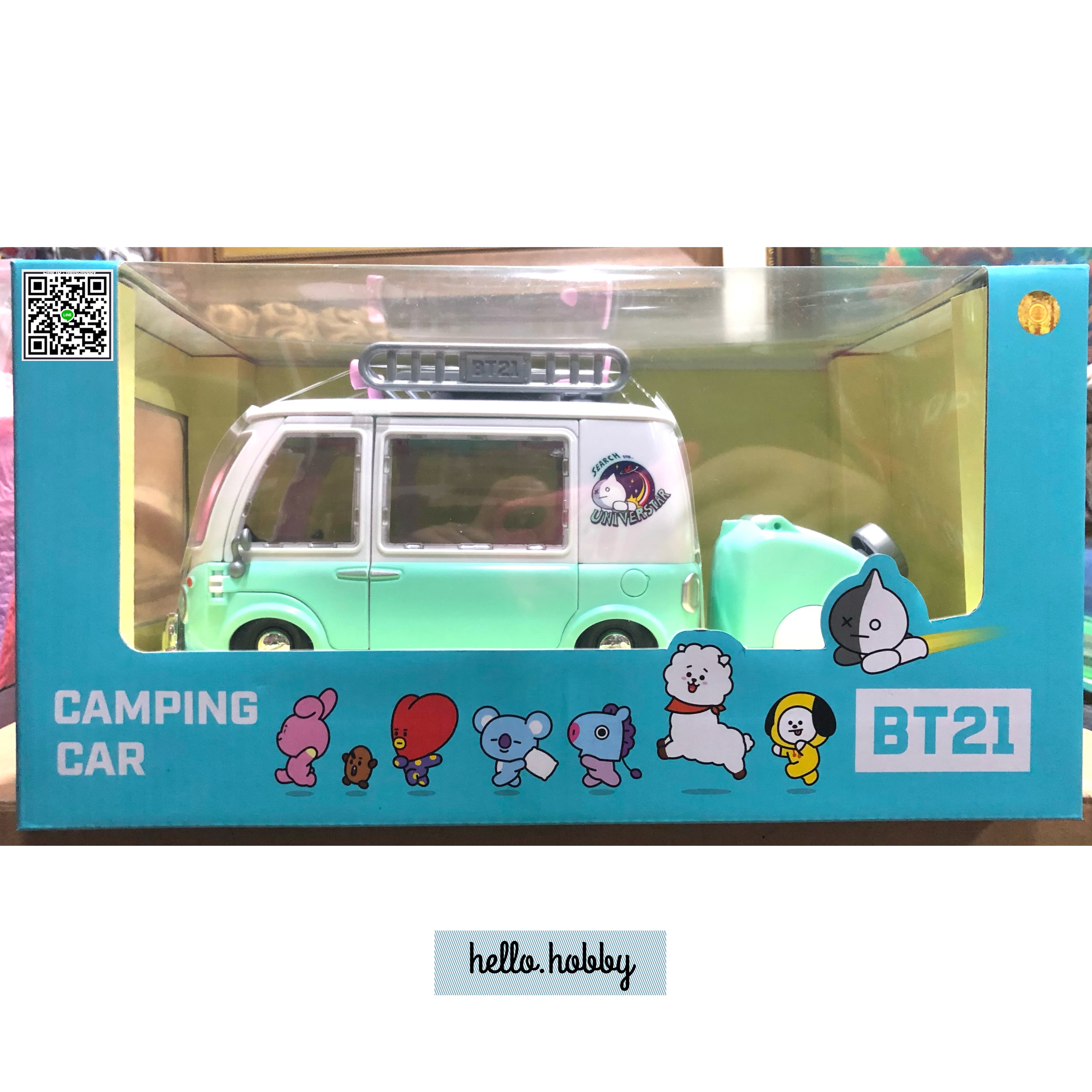 ฟิกเกอร์รถ BT21 Universtar Camping Car Play Set by Line Friends x Young Toys