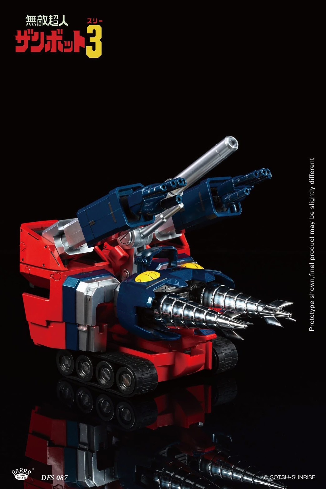 Pre-order : Invincible Super Man Zambot 3 Diecast Action Figure by King Arts