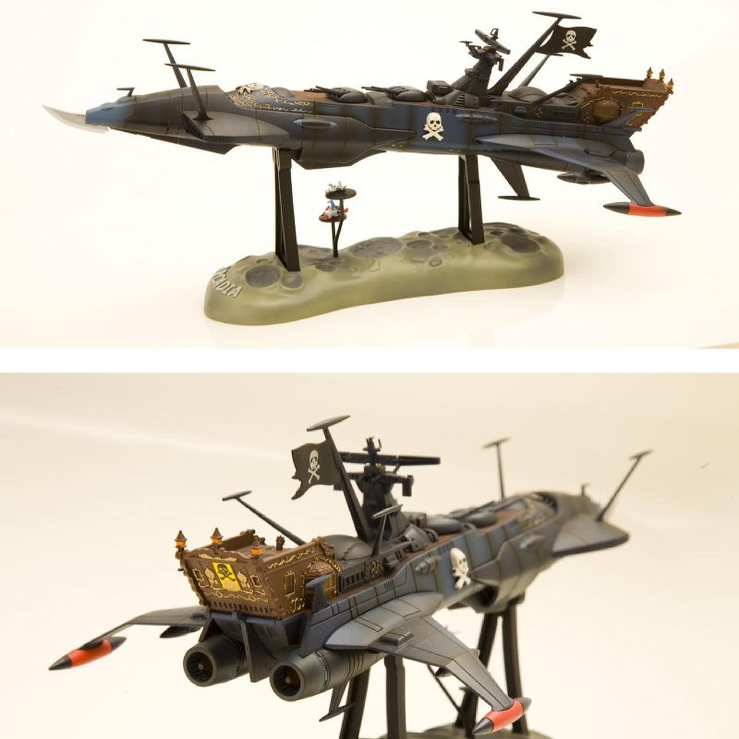 SGM-20 Arcadia CAPITAN HARLOCK Weathered painting ver. 3000 pcs. Limited by Aoshima (มือหนึ่งแกะเชค)