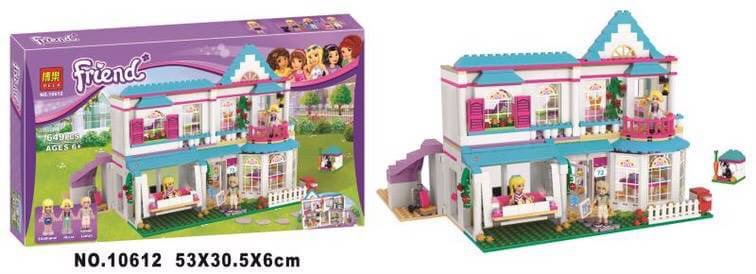Bela 10612 Friends Stephanie's House 649pcs