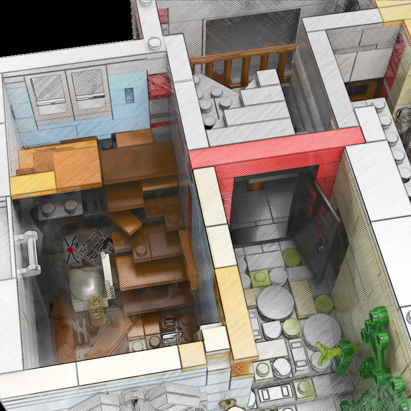 Zhe gao QL 0924 Old Pub 4030pcs