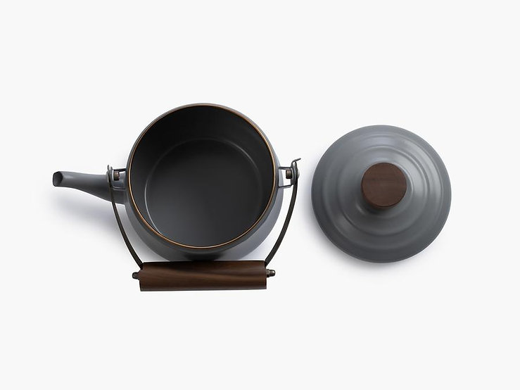 Barebones Enamel Teapot