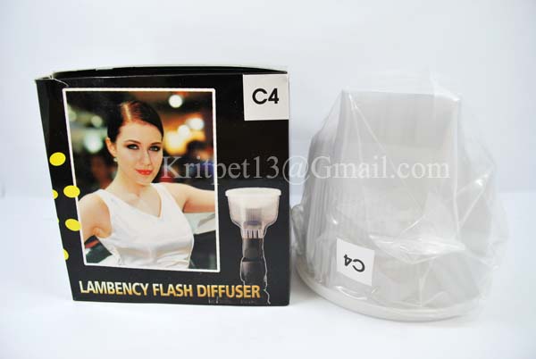 Lambency Cloud Flash Diffuser with white Dome For 550EX 580EX SB-900 (C4)