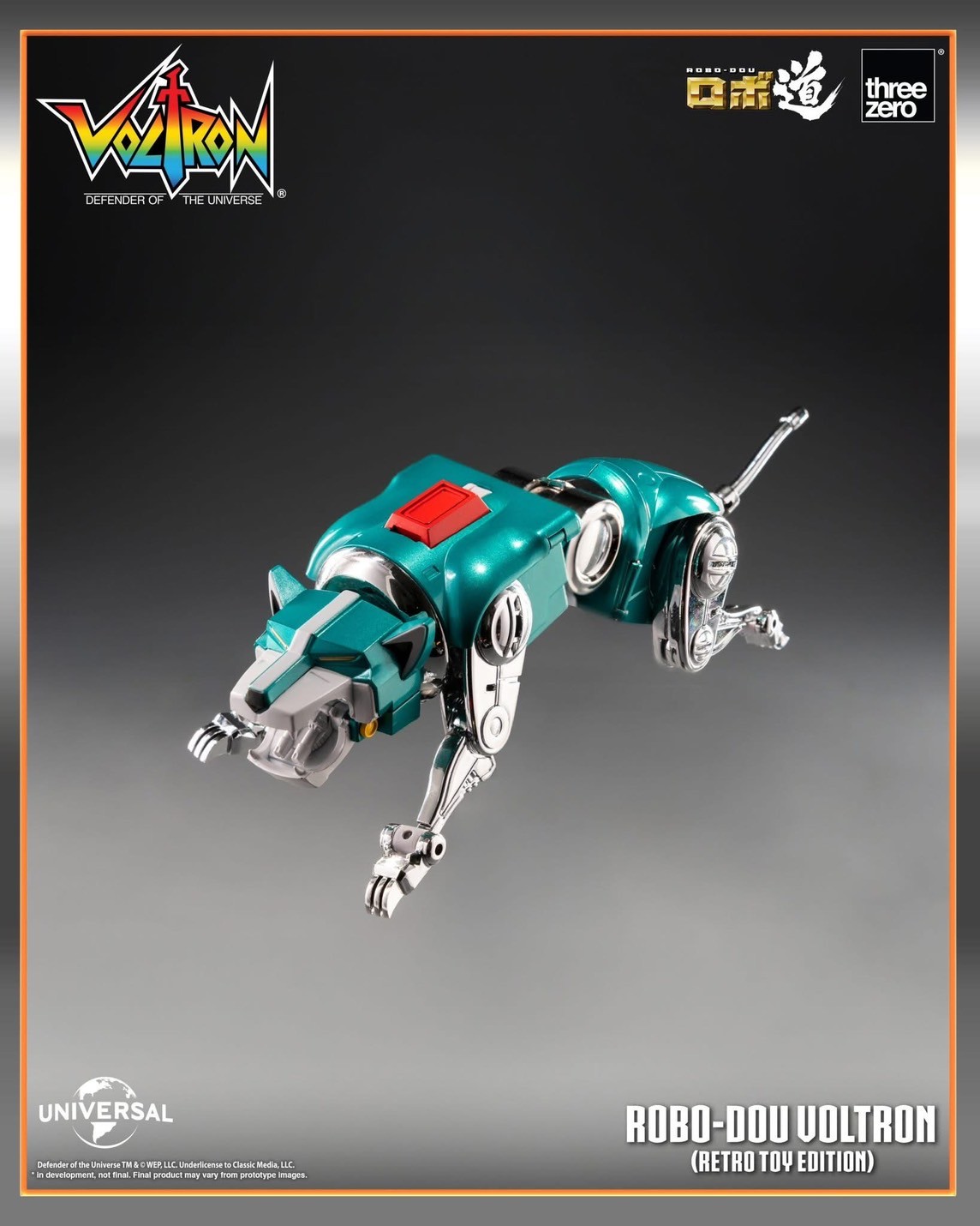 Pre-order : Voltron: Defender of the Universe ROBO-DOU Voltron (Retro Toy Edition) by Threezero