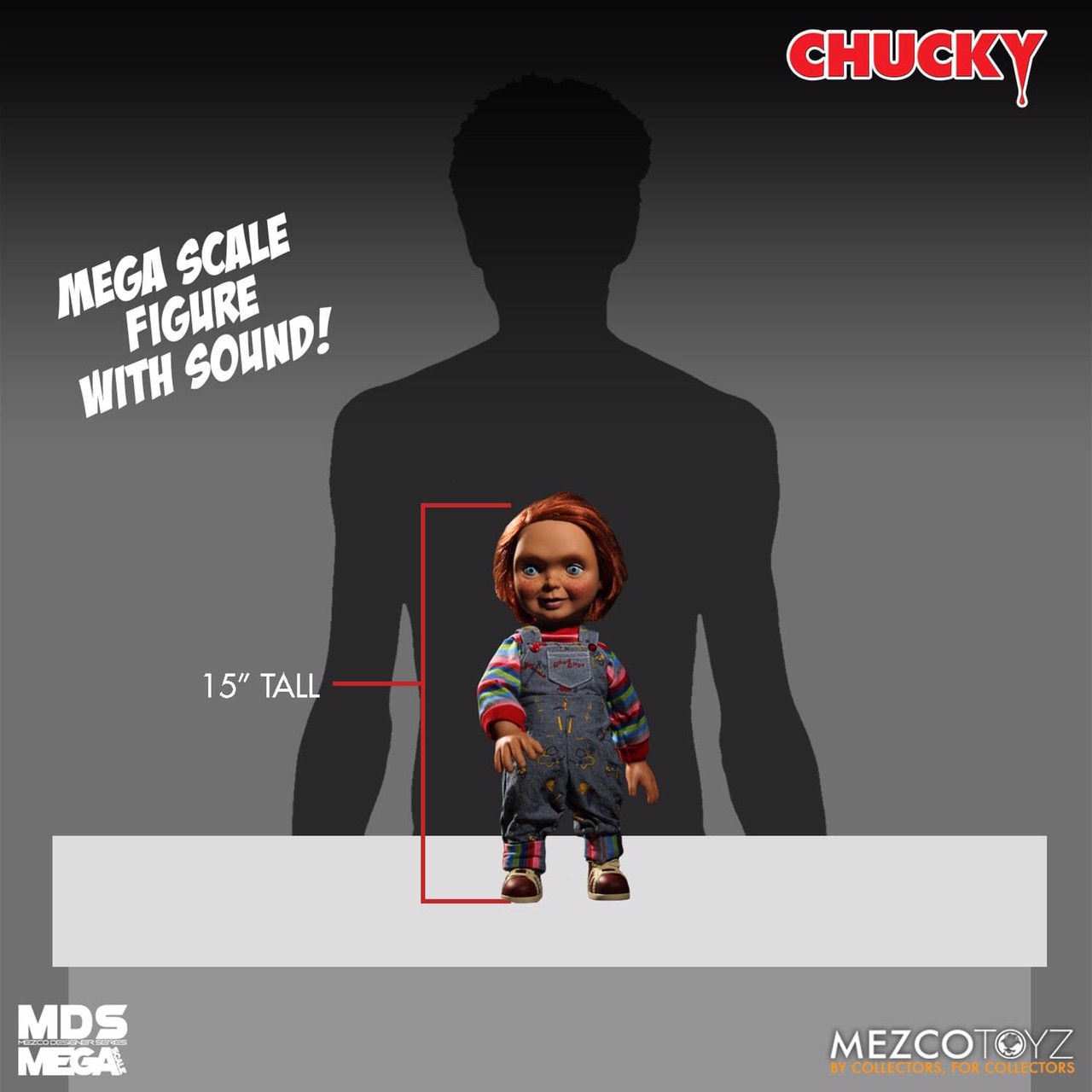 MDS MEGA SCALE Child’s Play: Talking Good Guys Chucky (Re-issue) by Mezco Toyz