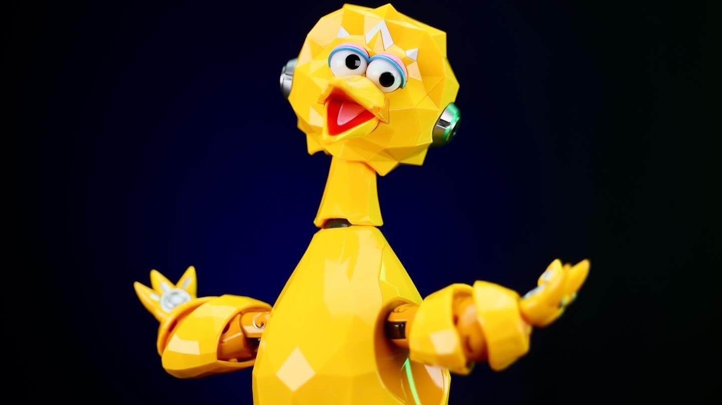 หุ่นยนต์ CARBOTIX - Sesame Street DX Ver. (Set of 3 : Elmo & Cookie Monster & Big Bird) by Blitzway (มีกล่องน้ำตาล)