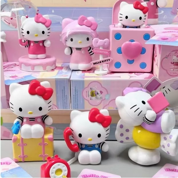 โมเดลคิตตี้ไขลาน Sanrio - Hello Kitty Budding Signal Series by Moetch