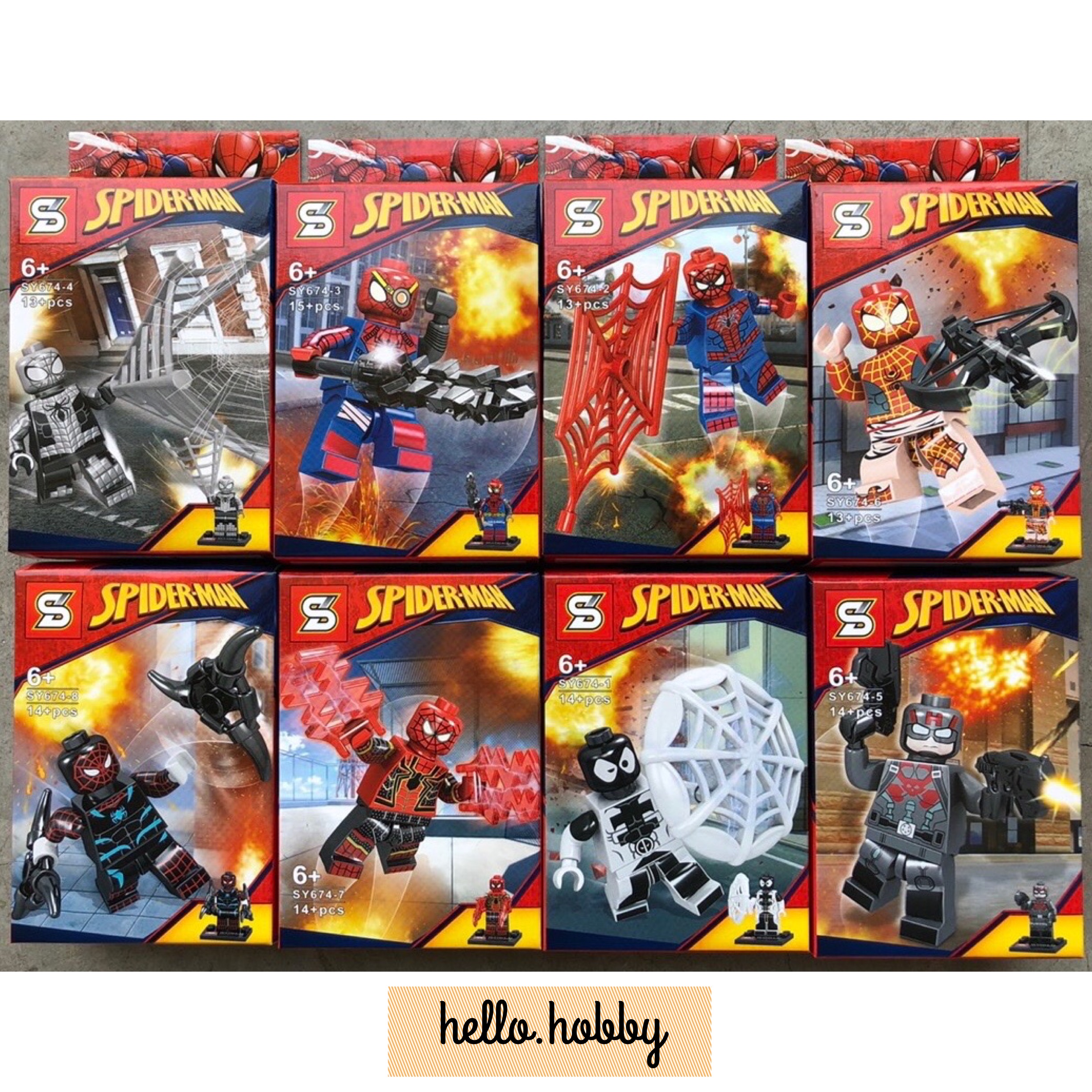 SY 674 1-8 Spiderman