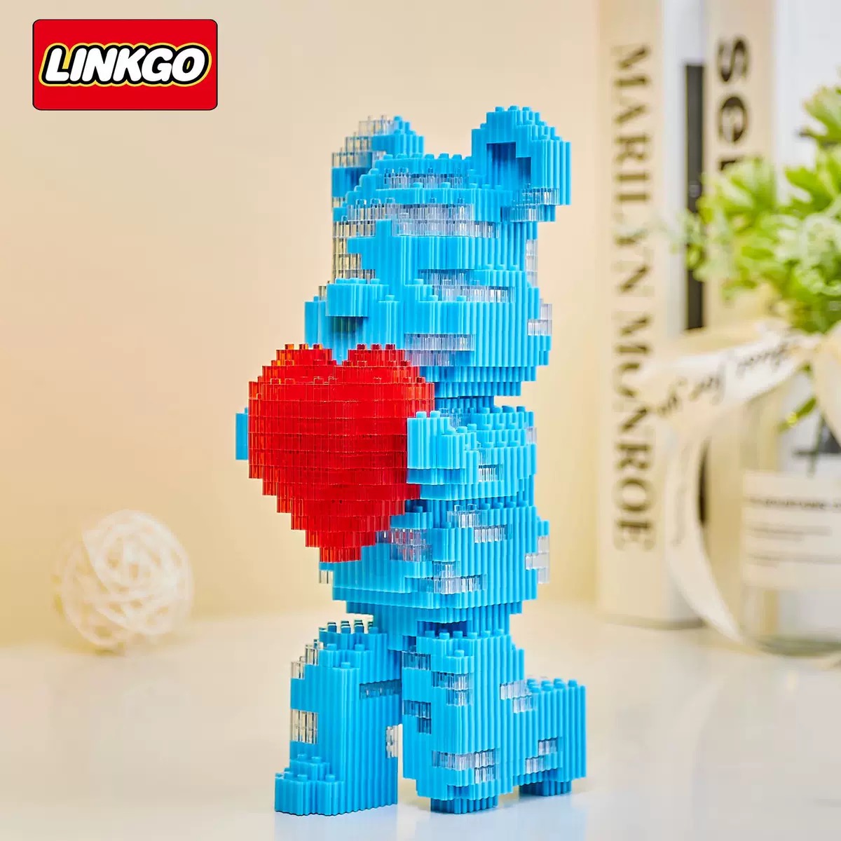Linkgo 68461-68482 Bearbrick มีไฟ