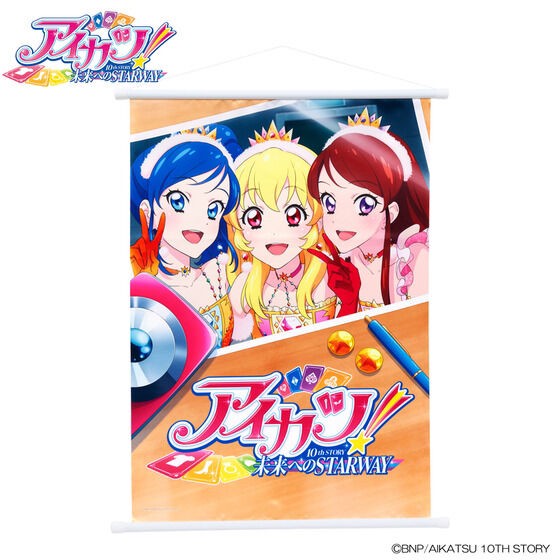 PRE-ORDER : Aikatsu! 10th STORY ~STARWAY to the Future~ B2 Size Tapestry