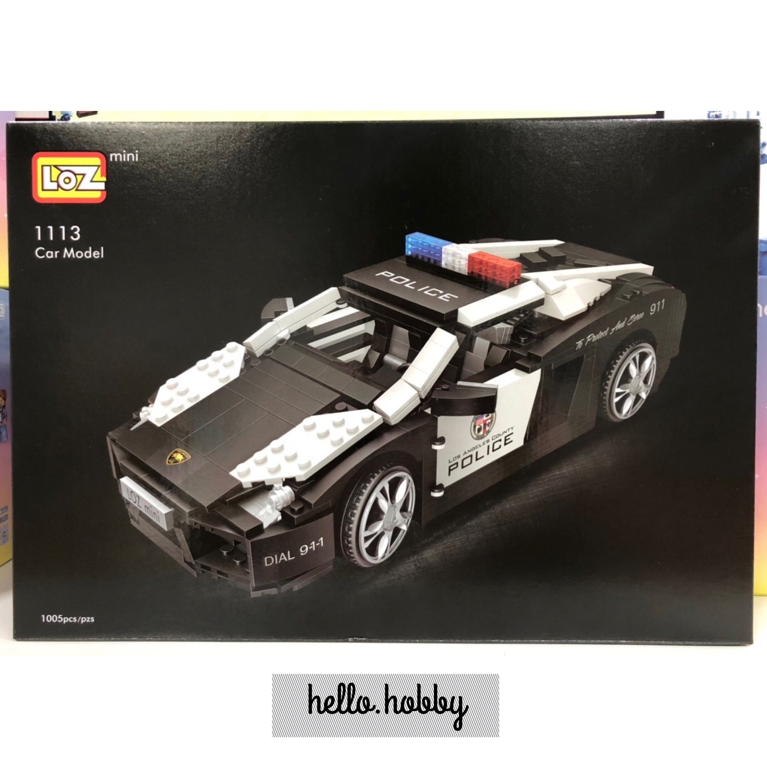 Loz 1113 Police Car 1005pcs