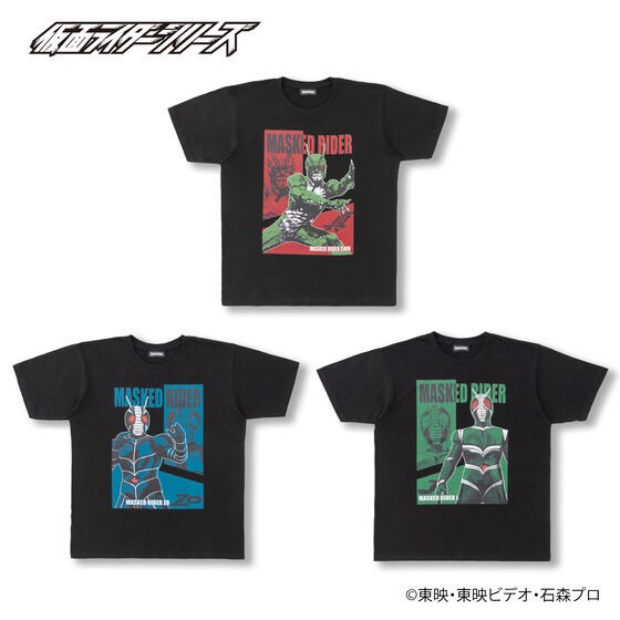 PRE-ORDER : Kamen Rider Showa Series Design T-shirt