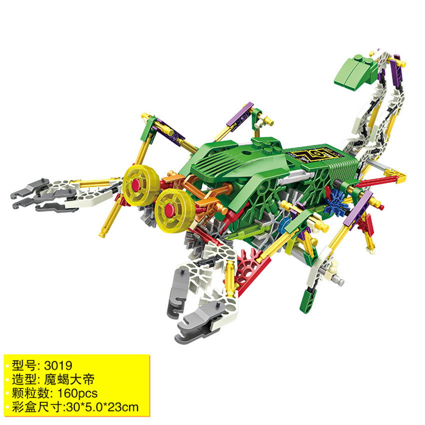 LOZ 3019 Robotic Jungle Scorpion 160pcs (มีมอเตอร์เดินได้)