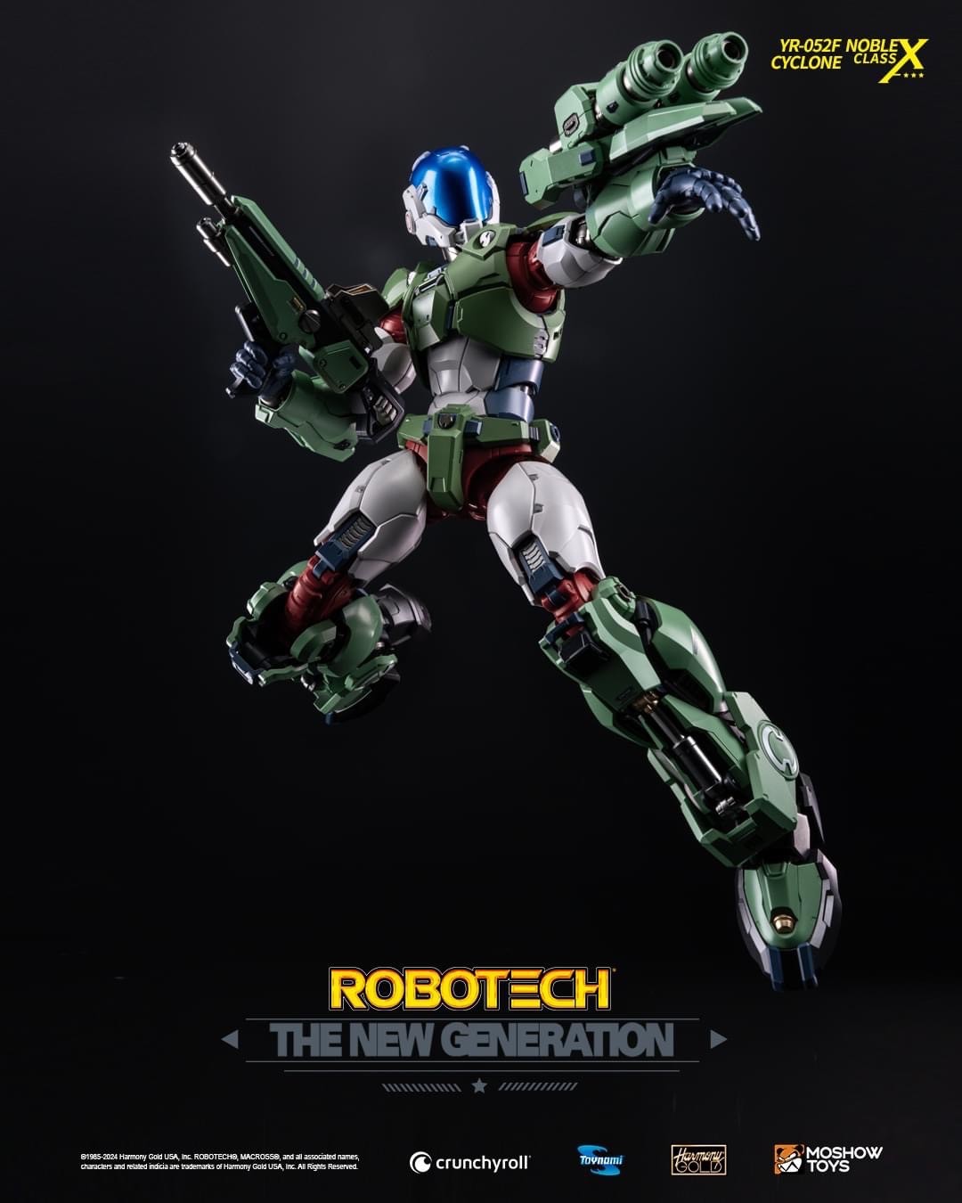 Pre-order : Noble Class X Series Robotech The New Generation: YR-052F Transformable Cyclone by Toynami x Moshow Toys
